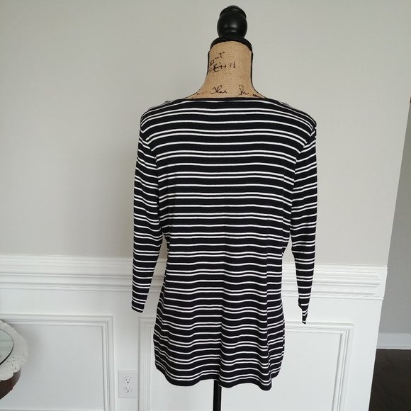****TALBOTS  PLUS SIZE X COTTON TOP BLOUSE*** - Picture 3 of 12